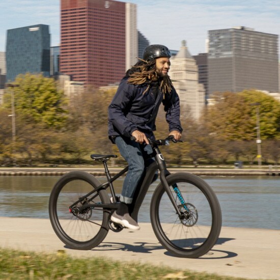 Riding a Mosh CTY Serial 1 E-Bike